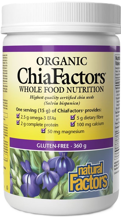 Chia Factors, 360 g, Natural Factors