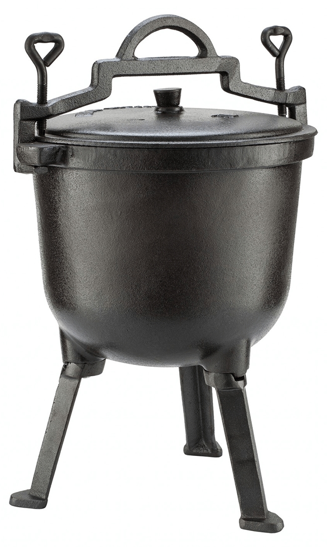 Ceaun din fontă pentru vânătoare Kinghoff – KH 2243, 10 l, emailat, negru