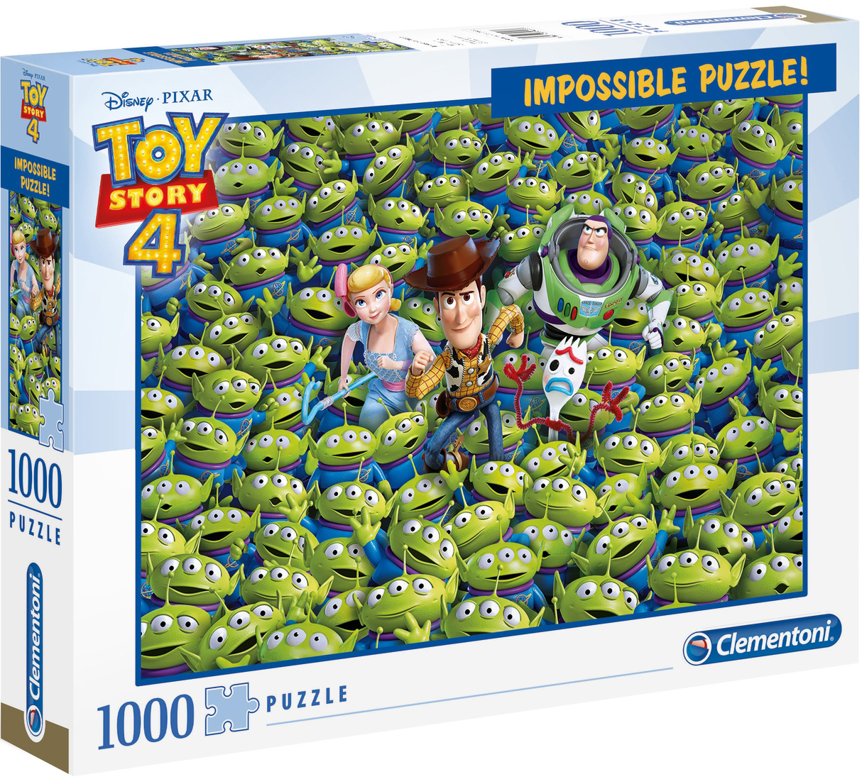 Puzzle Clementoni din 1000 de piese - Impossible Disney Toy Story 4