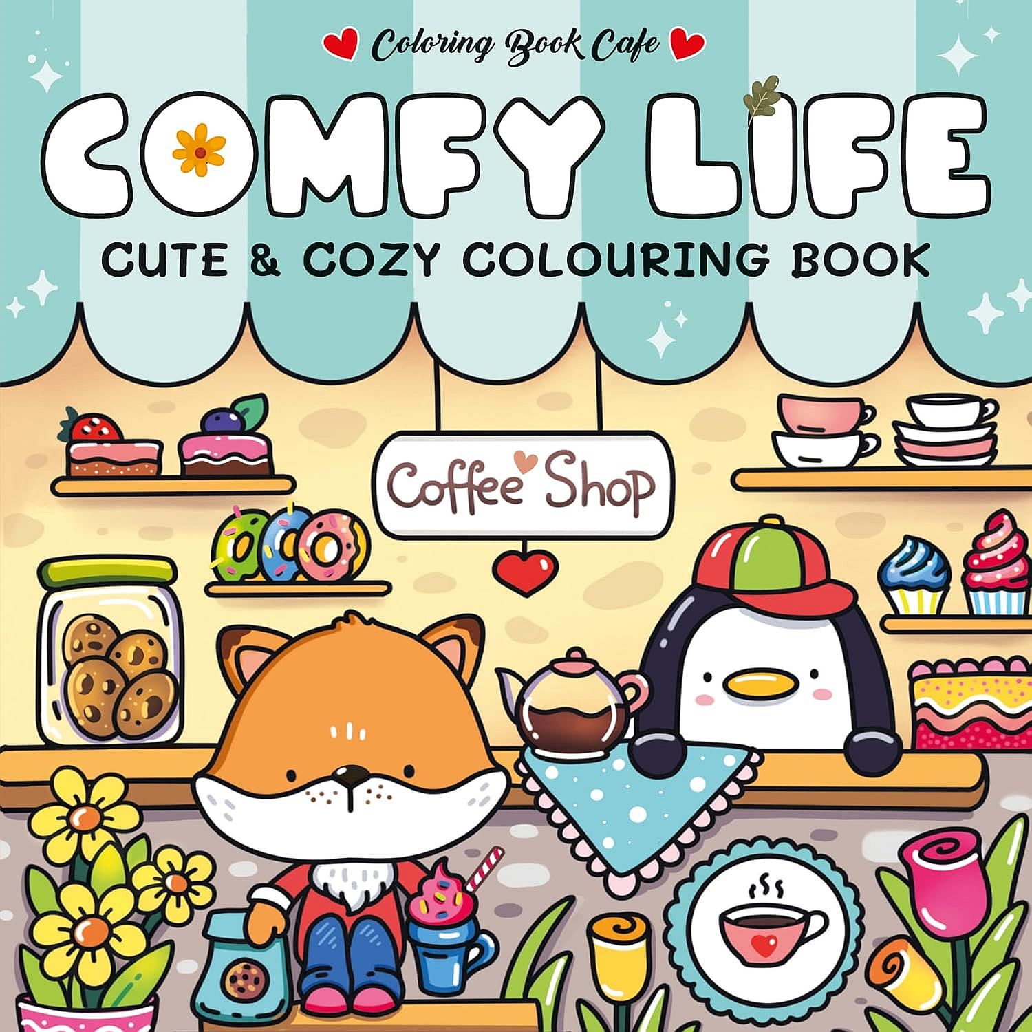 Comfy Life: Cute and Comfy Colouring Book