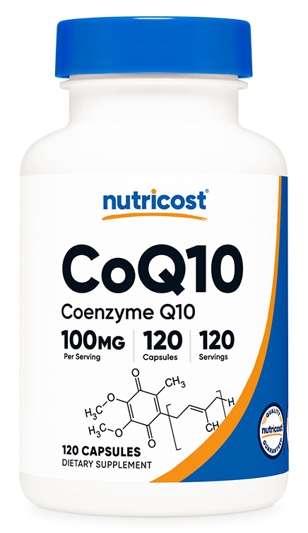 CoQ10, 100 mg, 120 capsule, Nutricost