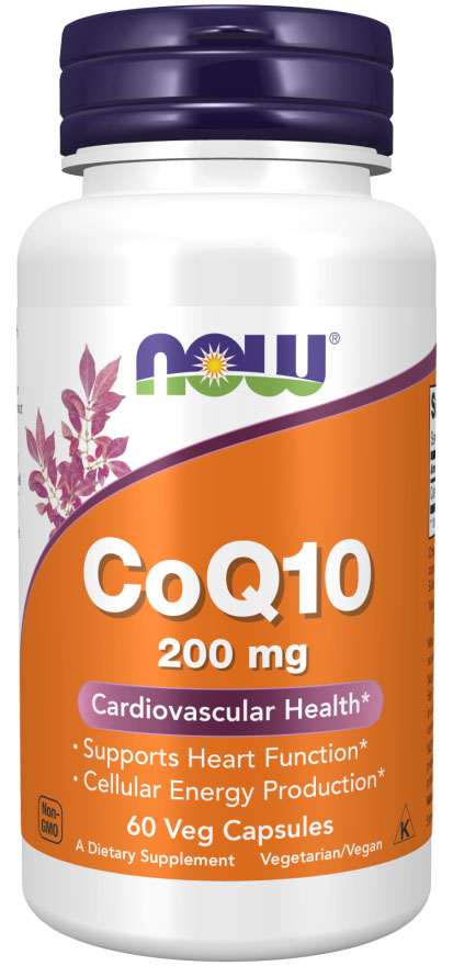 CoQ10, 200 mg, 60 capsule, Now
