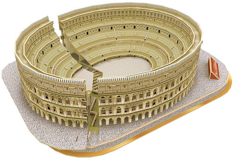 Puzzle 3D Cubic Fun de 131 piese - The Colosseum, Rome