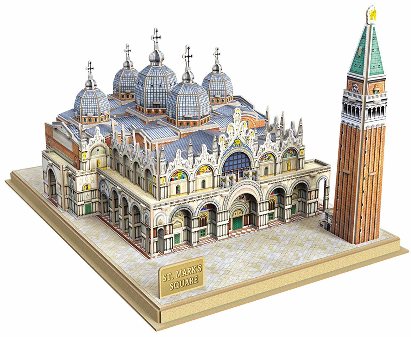 Puzzle 3D Cubic Fun de 107 piese - Venice St Mark's Square