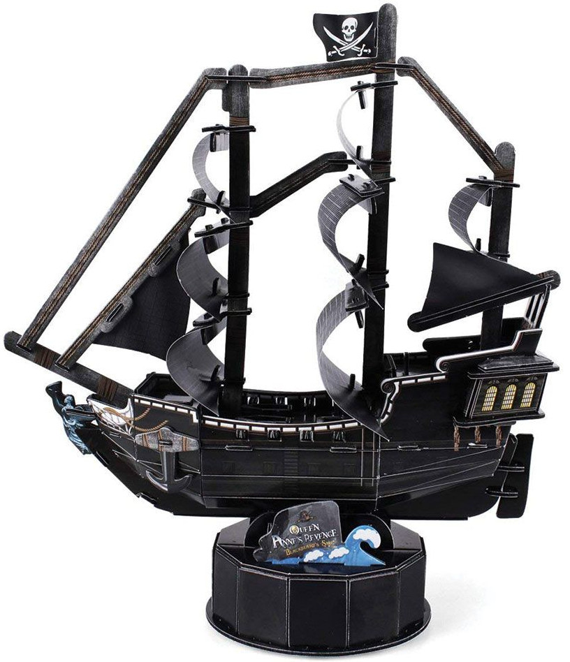 Puzzle 3D Cubic Fun de 100 piese - The Queen Anne's Revenge