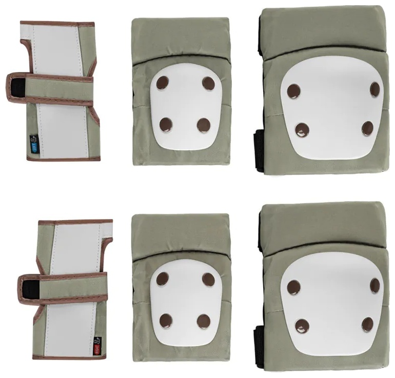 Set de protectie pentru genunchi si coate pentru copii KikkaBoo - Verde