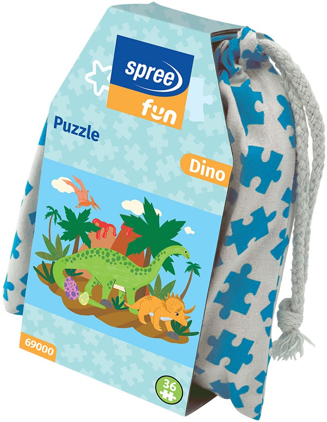 Puzzle pentru copii Spree din 36 piese - Dinozauri