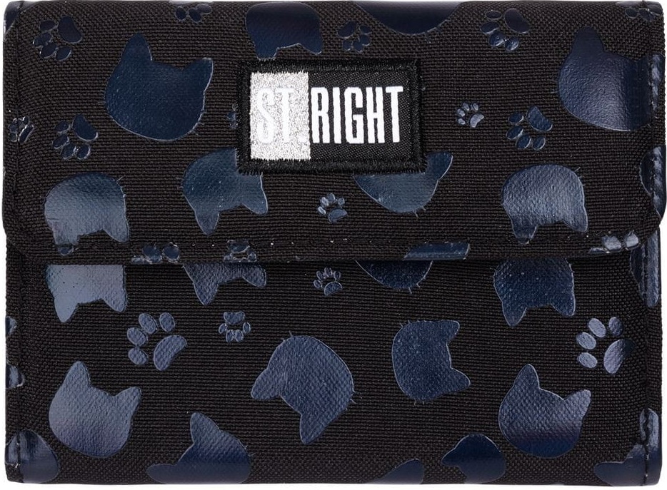 Portofel pentru copii St. Right Black Cats