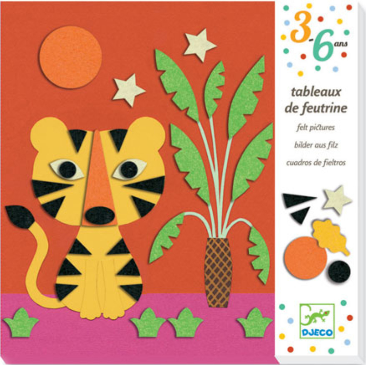 Set creativ Djeco - Colaje Natura