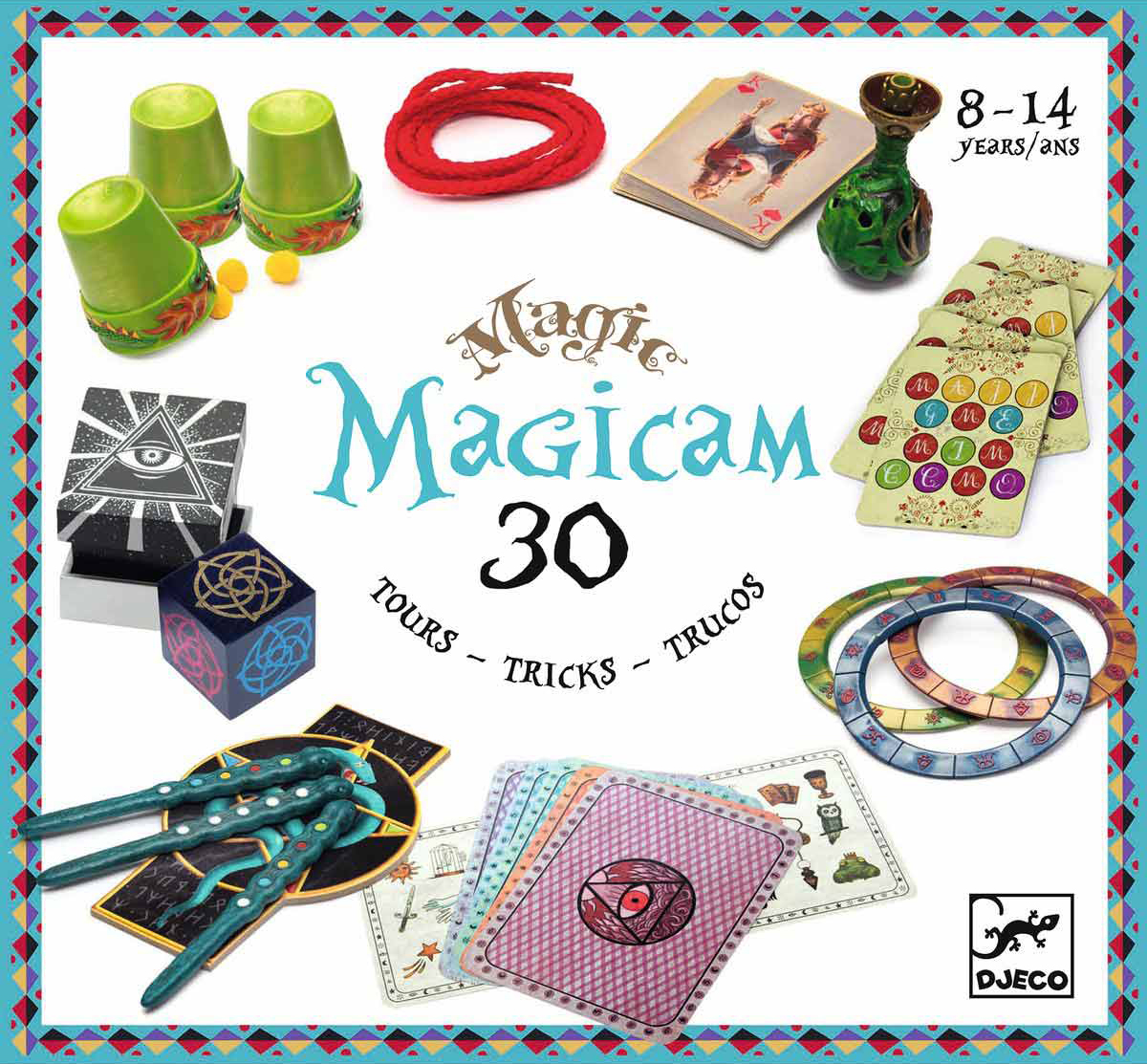 Set de trucuri pentru copii Djeco - Magicam, 30 de trucuri