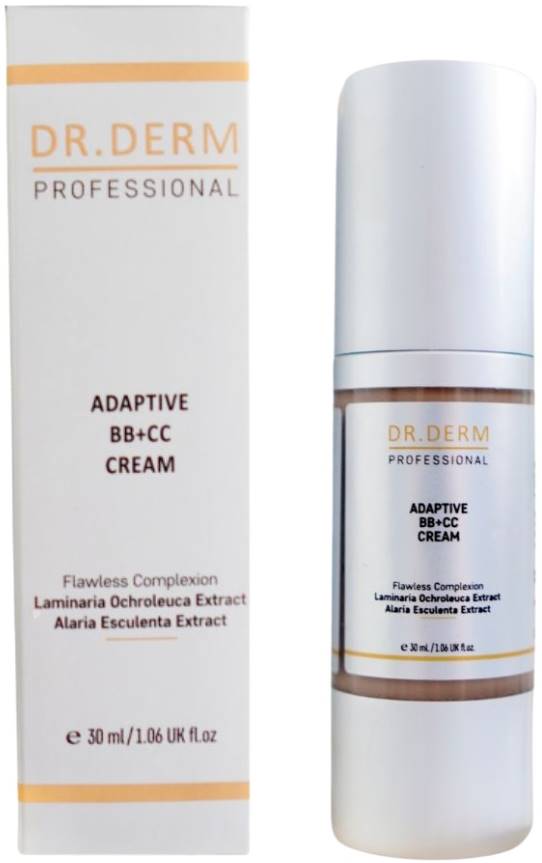 Dr. Derm Cremă de față adaptivă BB+CC, SPF50, 30 ml