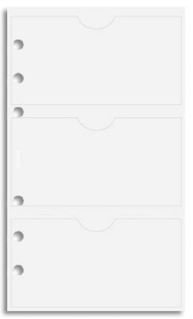Plic pentru carti de vizita Filofax