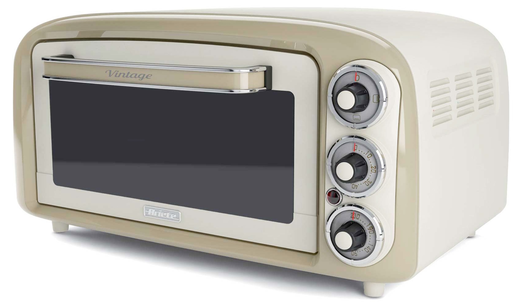 Cuptor electric Ariete - Vintage 0979, 1380W, 18 l, bej