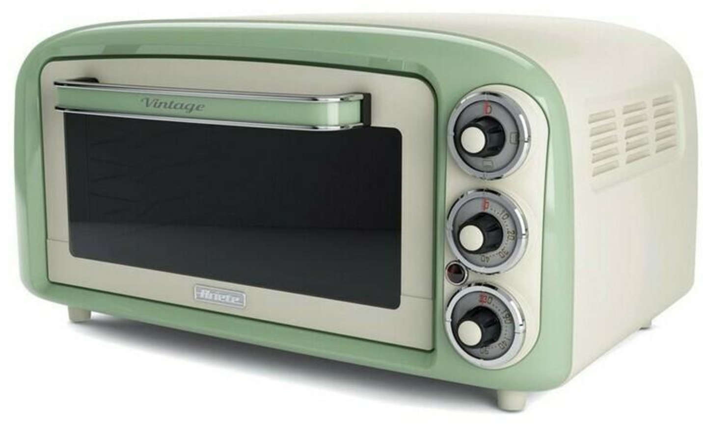 Cuptor electric Ariete - Vintage 0979, 1380W, 18 l, verde