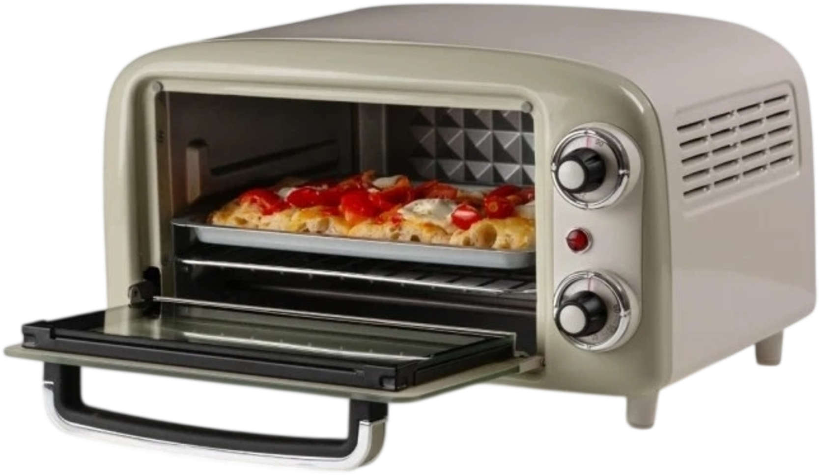 Cuptor electric mini Ariete - Vintage 3919, 10 l, 800W, bej