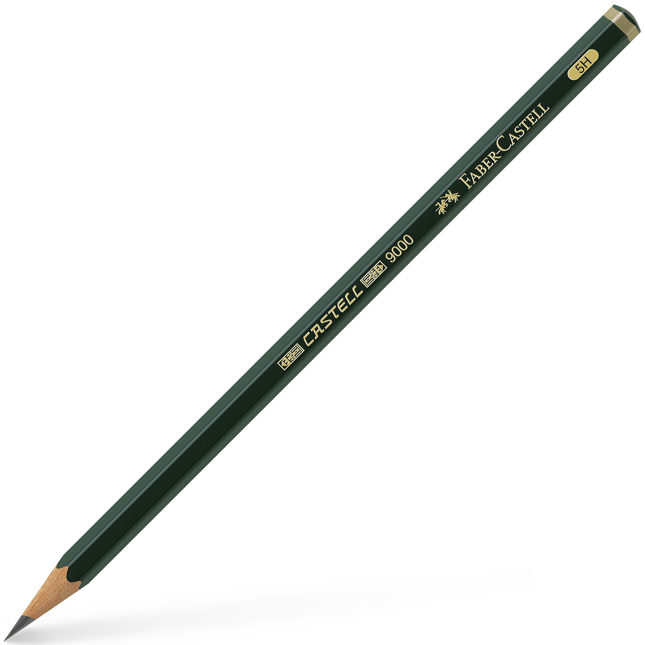 Creion cu grafit Faber-Castell 9000 - 5H