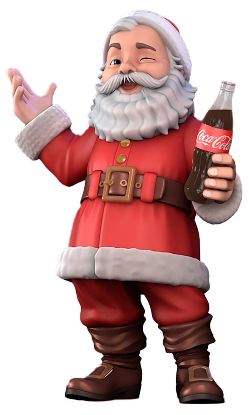 Figurină de colecție  Minix - Coca-Cola, Santa Claus, 12 cm