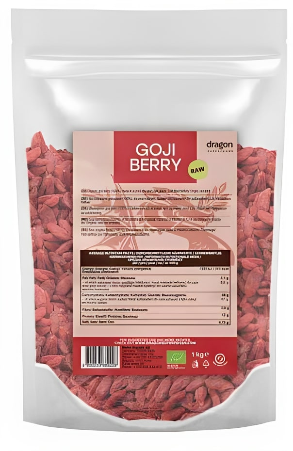 Fructe de goji, 1 kg, Dragon Superfoods