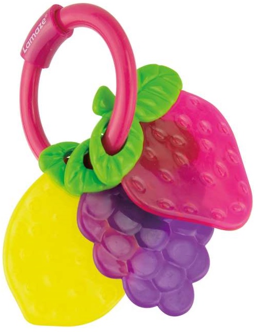 Jucărie gingival Lamaze - Fructe, roz