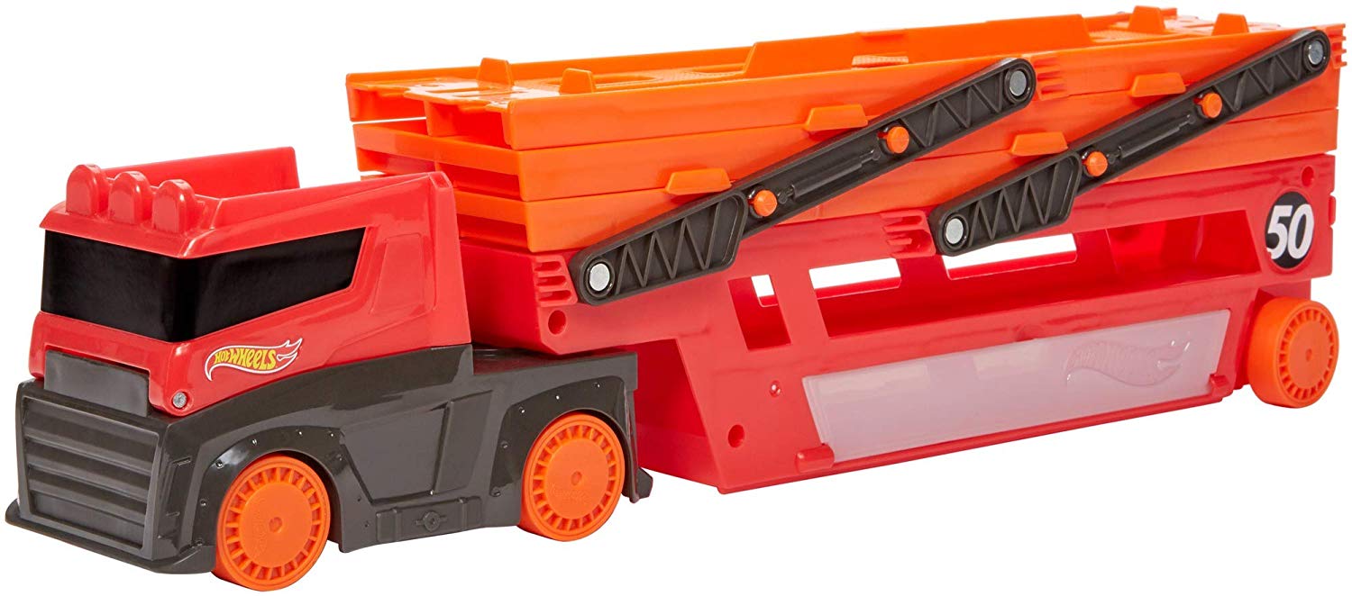 Jucărie pentru copii Hot Wheels - Mega camion de transport