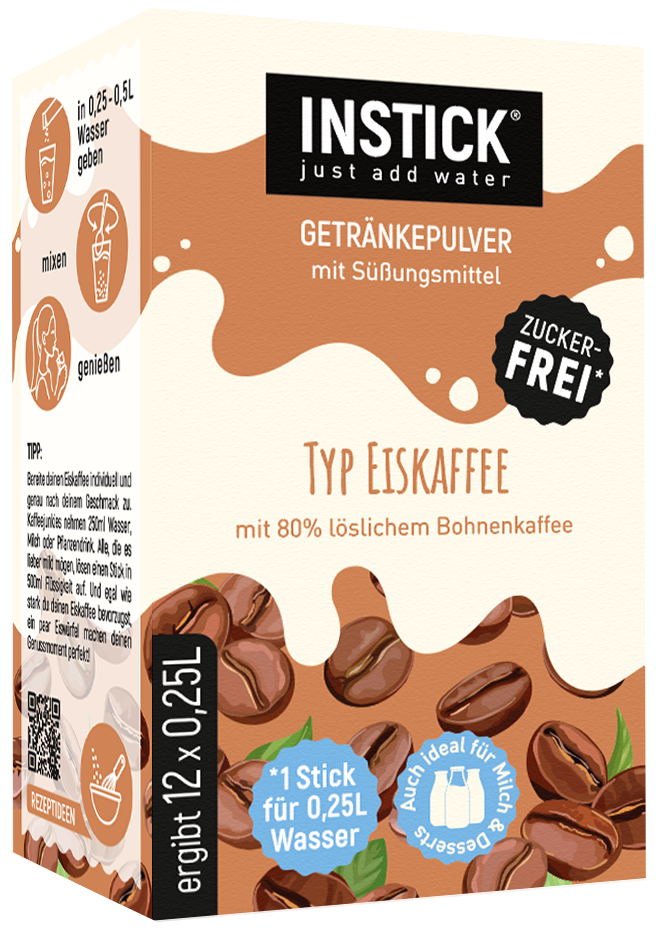 Instant cafea cu gheață, 12 x 2 g, Instick