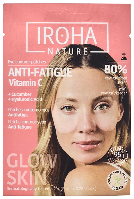 Iroha Nature Plasturi pentru ochi cu vitamina C, 1 pereche