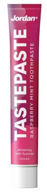 Jordan Tastepaste Pastă de pastă de albire, Raspberry Mint, 50 ml