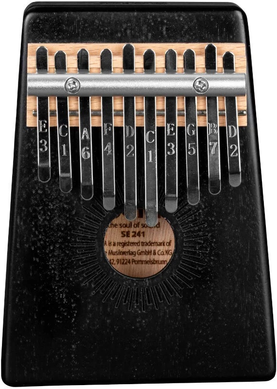 Kalimba Sela - 10 Mahogany, negru