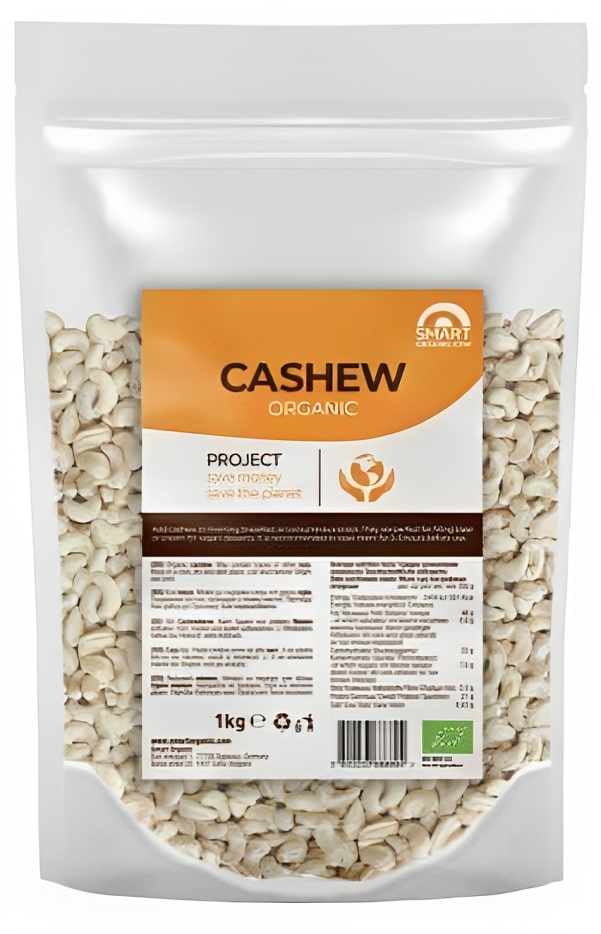 Caju, întreg, 1 kg, Smart Organic