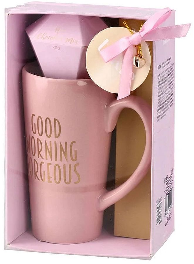 Ceașcă ceramică Takk Toby - Good Morning, cu ciocolată