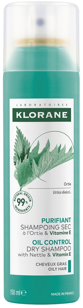 Klorane Nettle Șampon uscat, 150 ml
