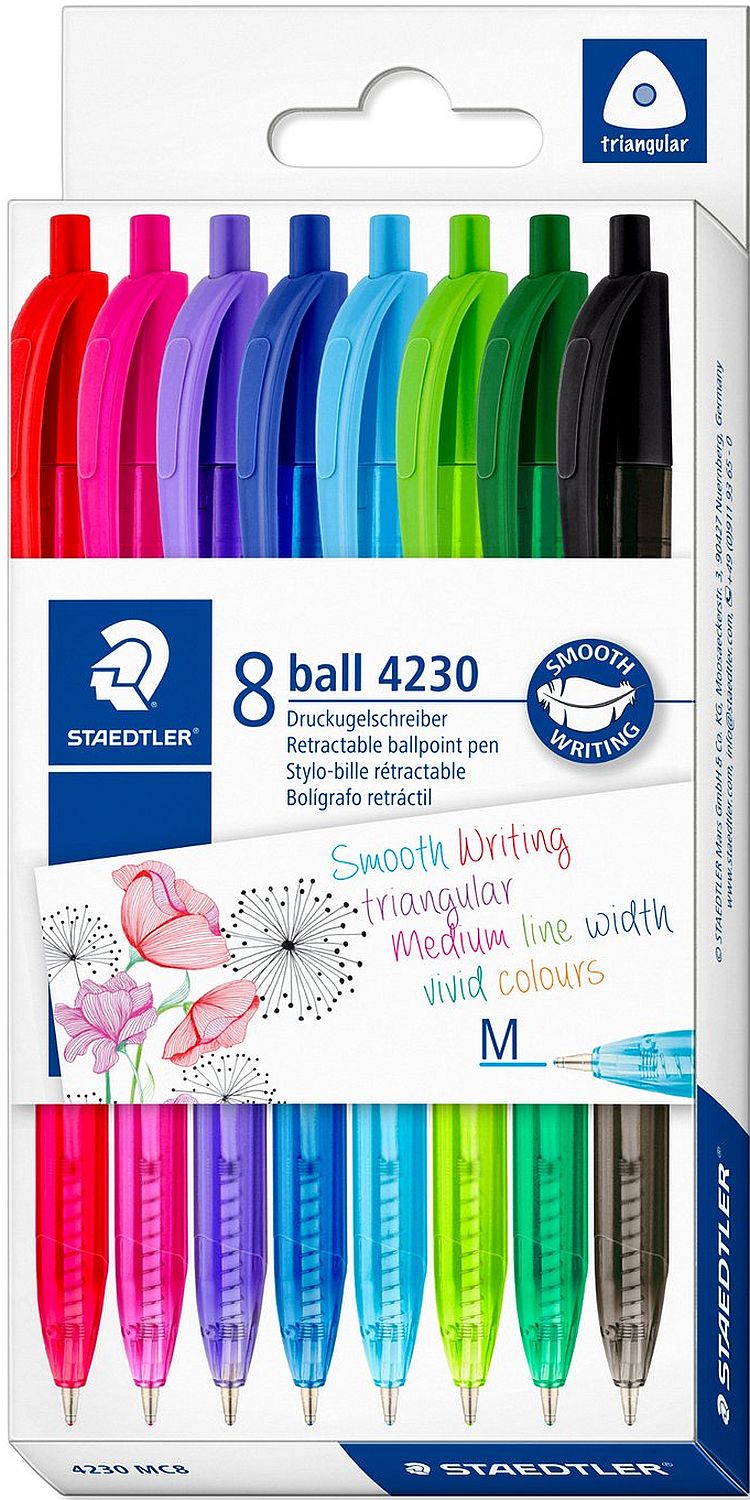 Pixuri automate Staedtler 4230 – 8 culori