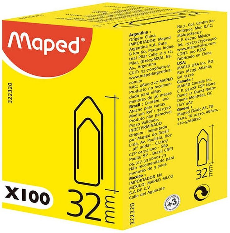 Set de agrafe de birou Maped - 32 mm
