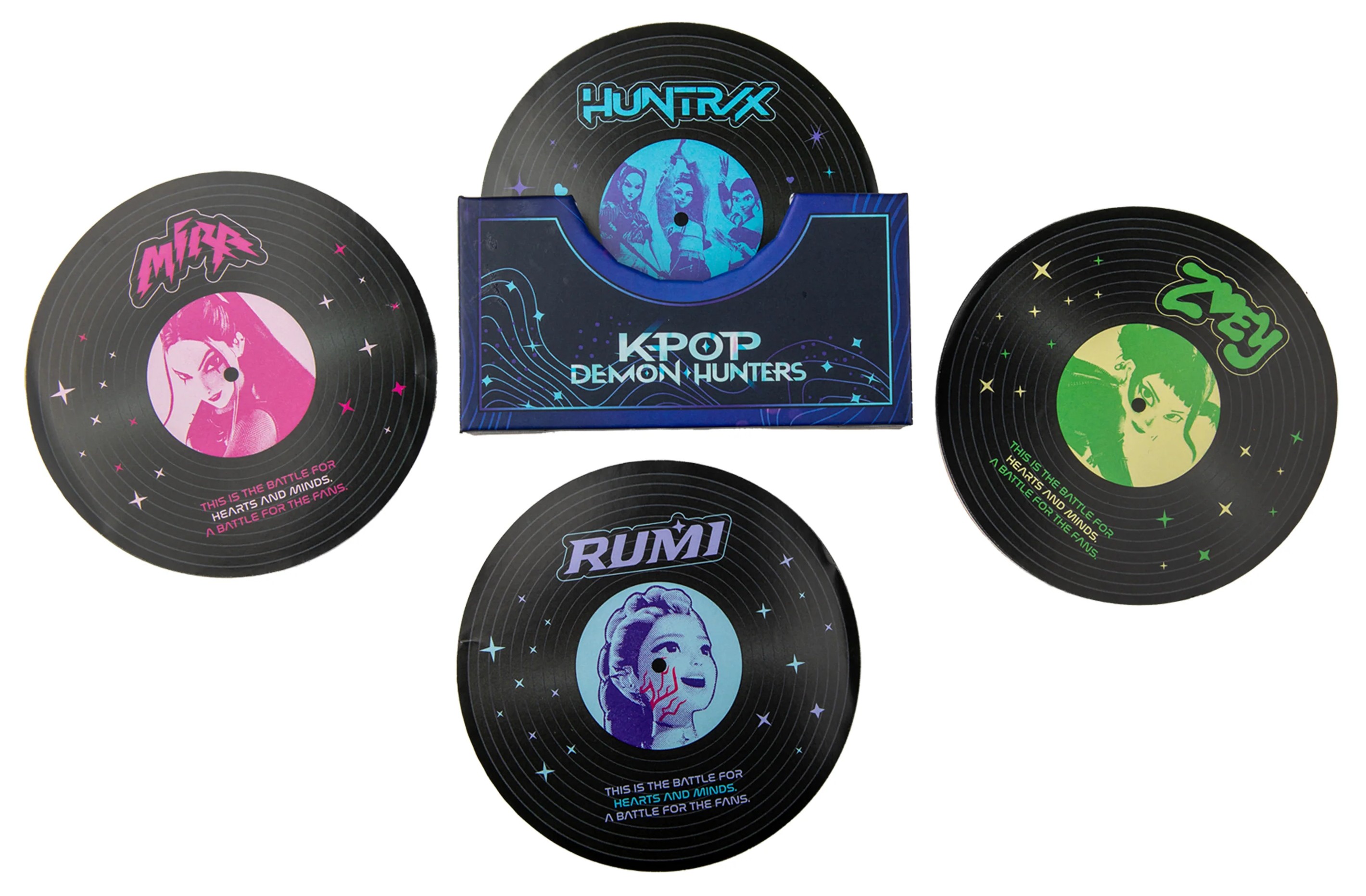 Set de suporturi pentru pahareCinereplicas Animation: K-Pop Demon Hunters - Hunters & Demons Soundtrack