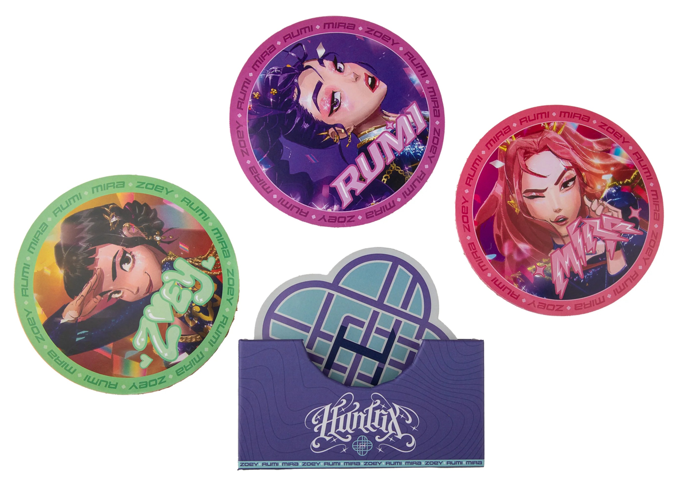 Set de suporturi pentru pahare Cinereplicas KPop Demon Hunters - Huntr/x