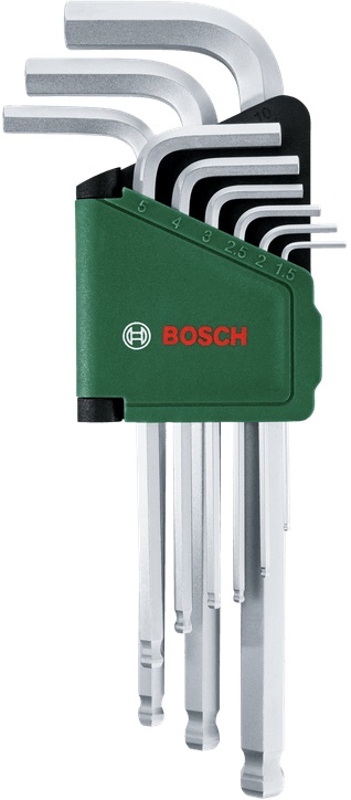 Set de hexagoane  Bosch - 9 buc.