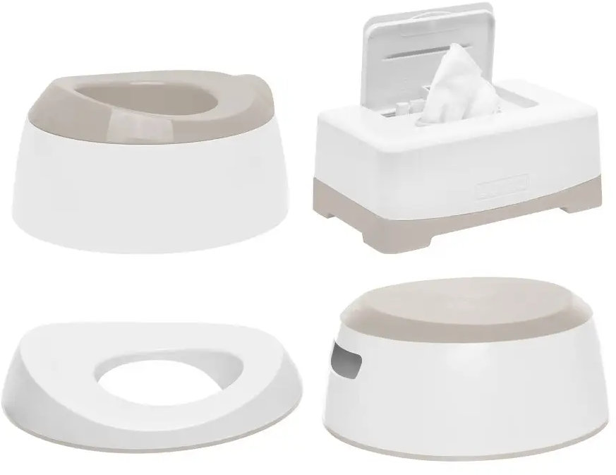 Set de baie și îngrijire Luma - alb