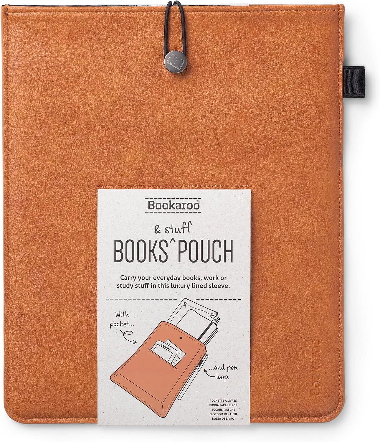 Husă din piele IF Bookaroo - Maro