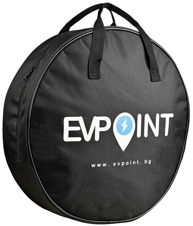 Geantă rotundă pentru stația de încărcare, cablu și accesorii EVPoint