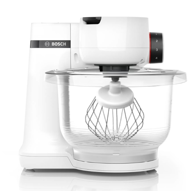 Mixer planetar Bosch - MUMS2TW01, 700W, 4 trepte, 3.8 l, alb