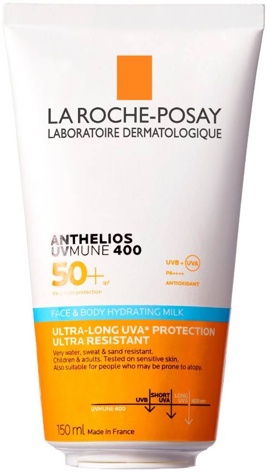 Lapte hidratant cu protecție solară La Roche-Posay Anthelios, SPF50+, 150 ml