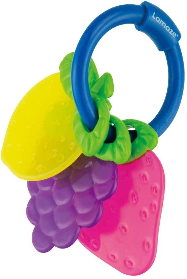 Jucărie gingival Lamaze - Fructe, albastră