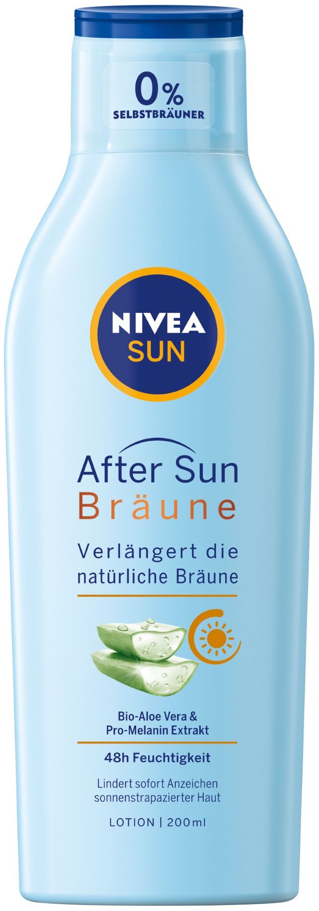 Nivea Sun Loțiune după soare Protect & Bronze, 200 ml