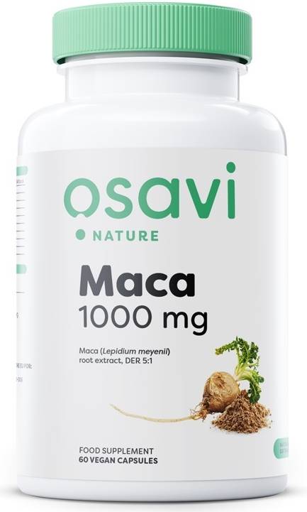 Maca, 1000 mg, 60 capsule, Osavi