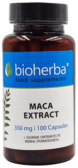 Maca Extract, 350 mg, 100 capsule, Bioherba