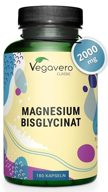 Magnesium Bisglycinate, 180 capsule, Vegavero