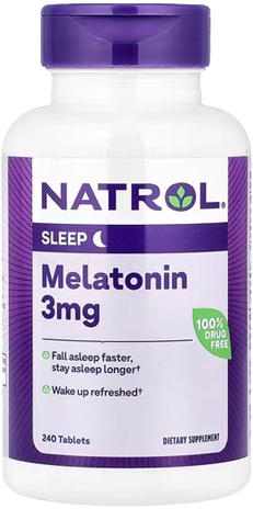 Melatonin, 3 mg, 240 tablete, Natrol