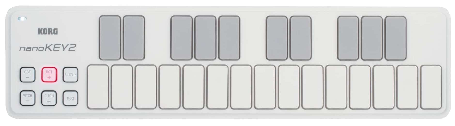 MIDI controler Korg - nanoKEY2, alb