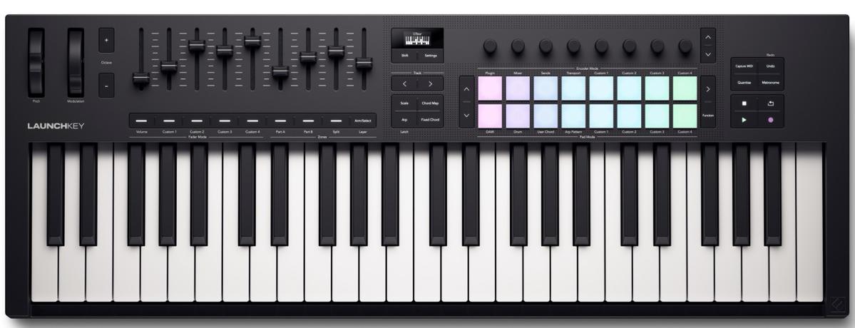 Controler MIDI Novation - Launchkey 49 MK4, negru