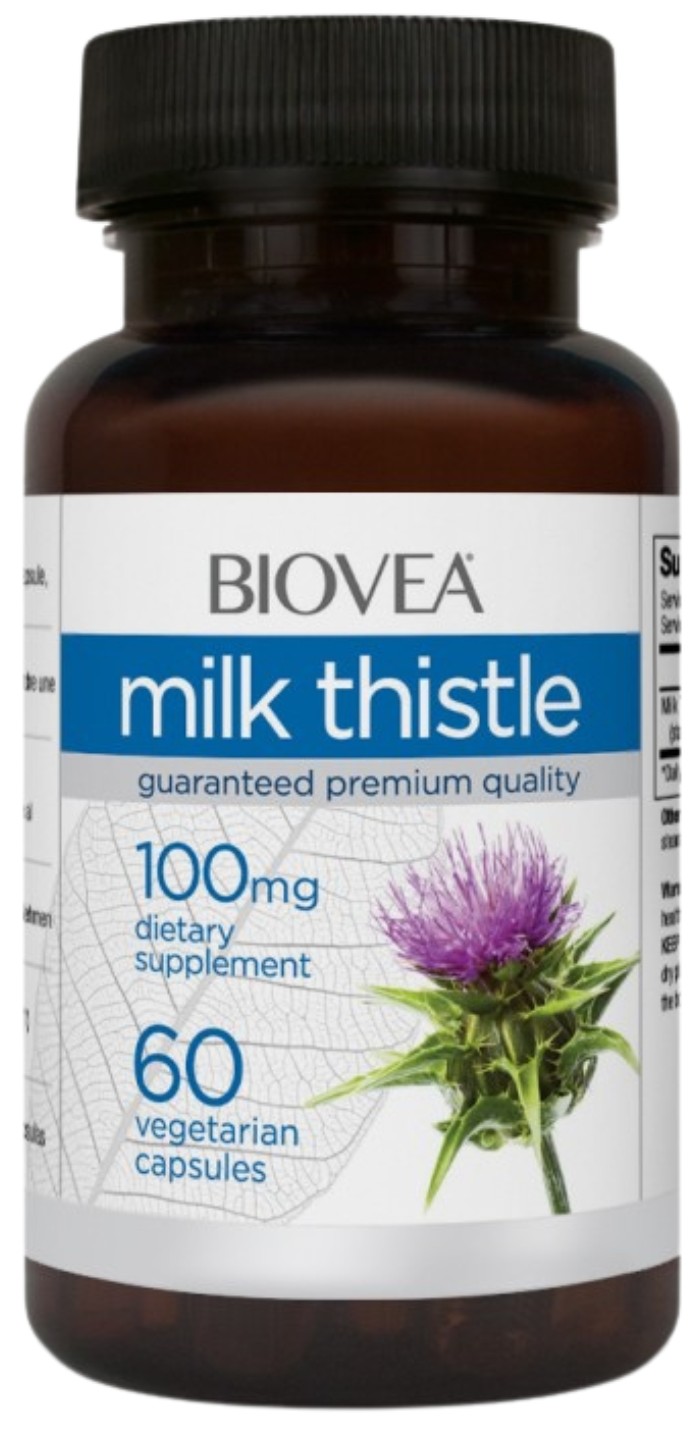 Milk Thistle, 100 mg, 60 capsule, Biovea